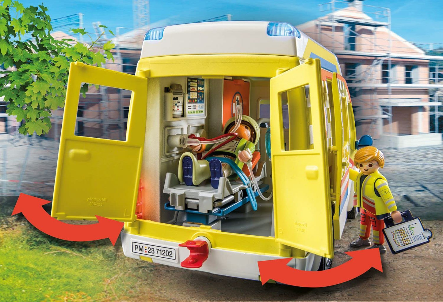 Playmobil Ambulance 71202 - Multicolor Plastic Toy for Kids