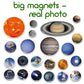 Magdum Solar System For Kids - Fridge Magnets For Toddlers - Planets For Kids Solar System Toys - 22 Magnetic Planet Kids Magnets - Refrigerator Magnets For Kids Magnetic Toys Toddler Toys Baby Toys