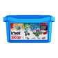 Basic Fun K'Nex | Model Building Fun Tub Set | 3D Educational Toys For Kids, 300 Piece Stem Learning Kit, Engineering For Kids, 20 Model Building Construction Toy For Children Ages 7 80202