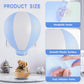 XLYLKS 3FT Inflatable Hot Air Balloon Decoration - Blue PVC for Baby Shower & Birthday Parties, Includes Air Pump, 38 x 33 x 38 inches