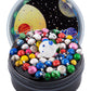 Black Galaxy Foam Slime - Stretchy & Non-Sticky Crunchy Slime Party Favors For Kids
