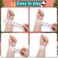 TAOVEN 48PCS Christmas Slap Bracelets, Xmas Slap for Christmas Party Favor Decoration (yellow,red,green,white)