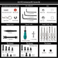 RC Car Repair Work Stand 652 PCS Screw Kit RC Repair Tool Kit Universal RC Screw Set for Arrma Redcat Traxxas Axial HPI Losi 1/8