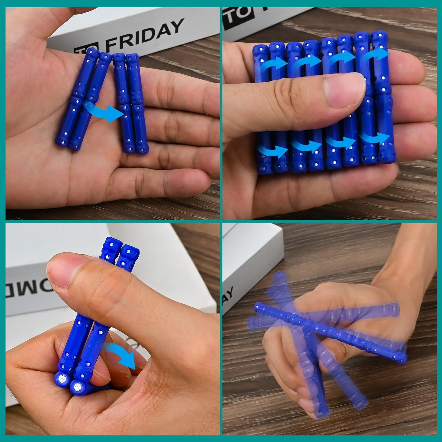 Magnetic Sticks Fidget Toys For Ages 12 13 14 15 16 Year Old Teen Boy Gifts, Christmas Stocking Stuffers Gift For Kids Adults Bo