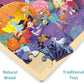 Halloween Puzzles 48 Piece For Kids Ages 3-5 By Moinkidz, Whimsical Halloween Night Wooden Jigsaw Puzzle For 3 4 5 Year Old, Toddler Puzzles For Kids Ages 4-8 With Storage Tray