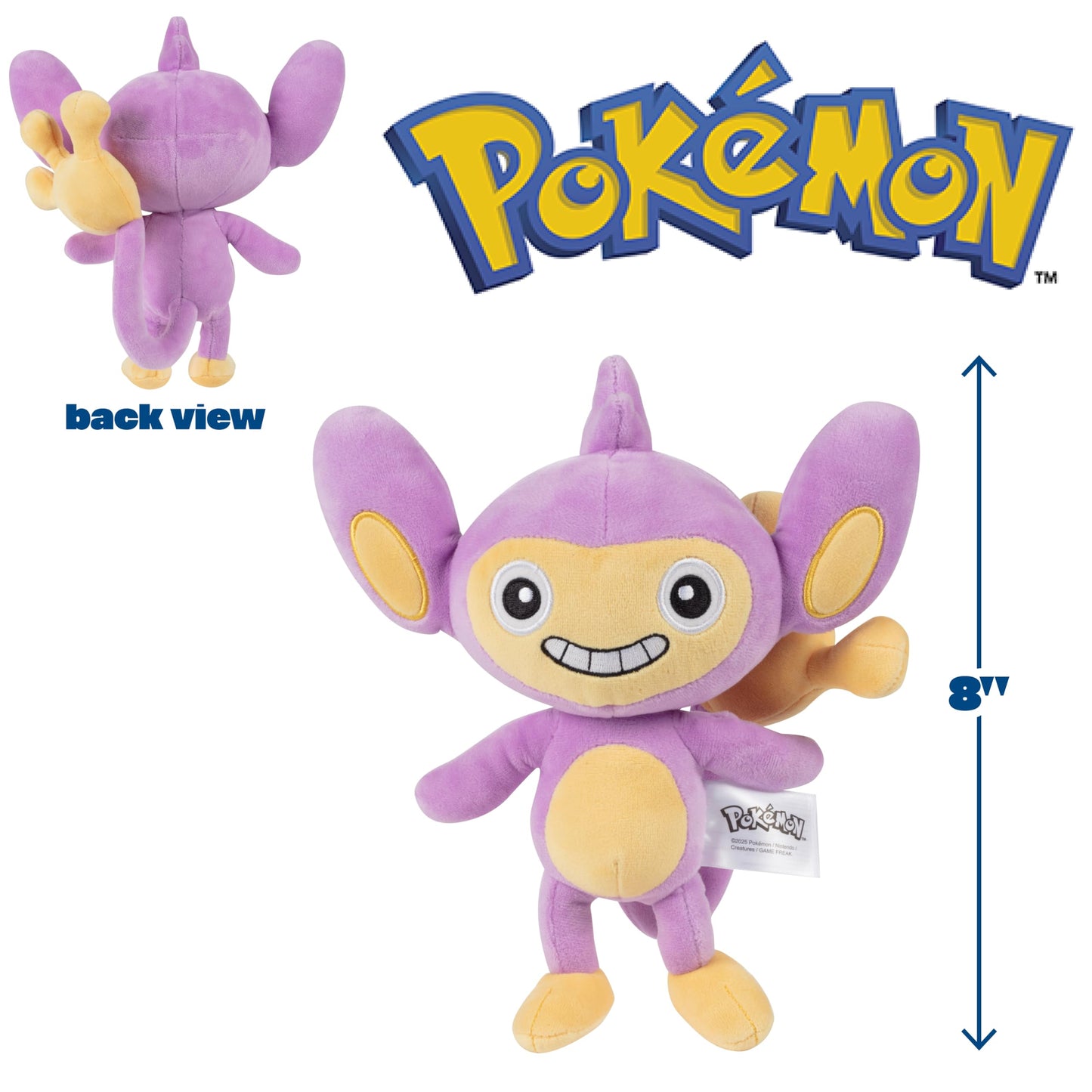 Pokemon 8'' Plush Mystery Blind Box 4-Pack - Receive 4 Assorted Figures & Starters - Officially Licensed - Authentic Stuffed Ani