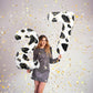 Lebery Cow Print Number Balloon 40 Inch Cow Print Number 7 Balloon Cowgirl Theme Number Balloon For 7Th Birthday Party Cow Balloons Black White Number 7 Foil Balloon For Farm Barn Animal Decor
