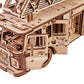 Wood Trick Rescue Firetruck Movable - Rotating Extendable Ladder - 3D Wooden Puzzles For Adults And Kids To Build - Rides Up To 20 Ft - Wooden Models Engineering Diy Project Mechanical Model Kit