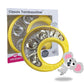 Edushape Classic Tambourine For Kids, Yellow - Percussion Musical Instrument Baby Tambourine For Toddlers 1-3, Kids Tambourine Fun Tummy Time, Fine Motor, Auditory And Visual Sensory Development