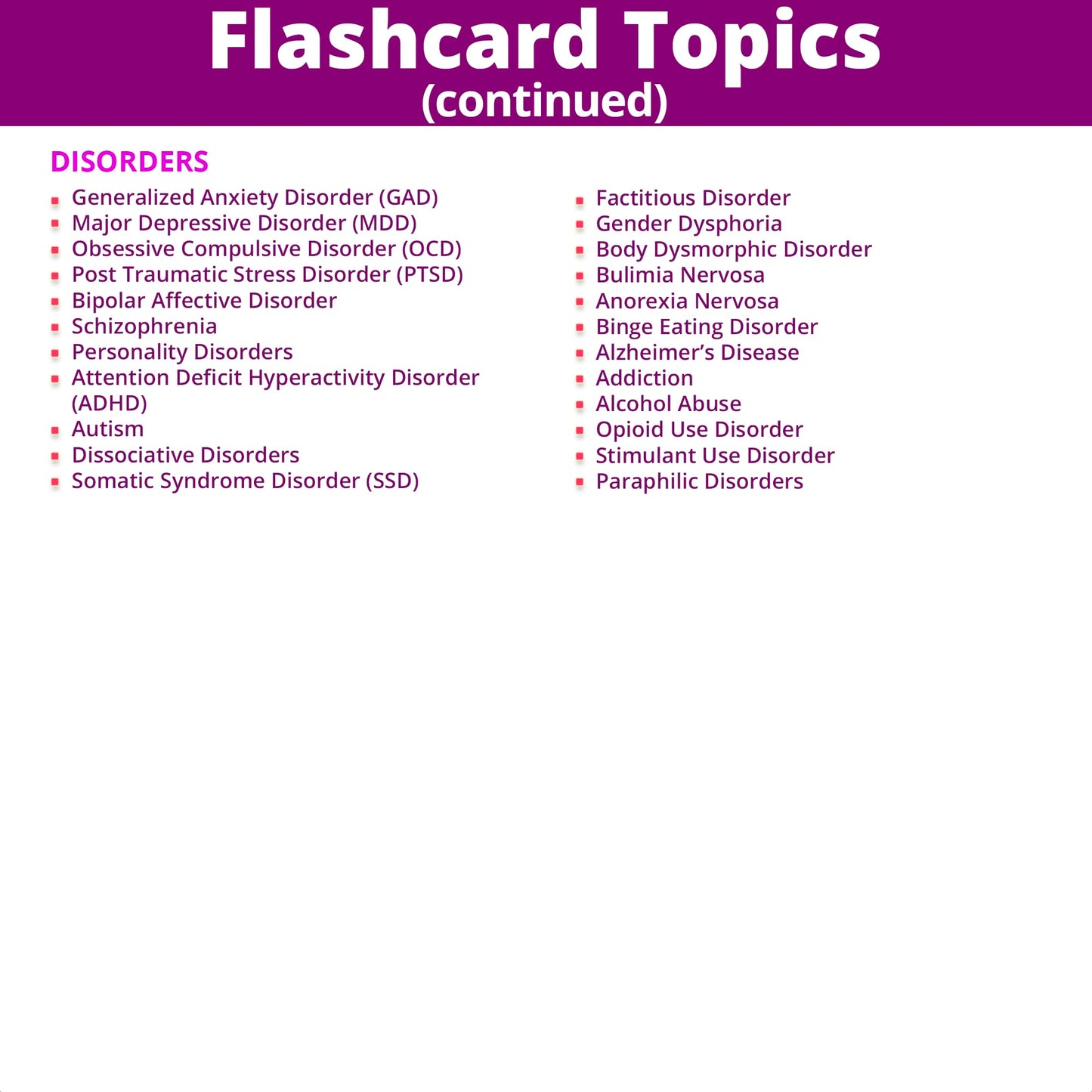 Psychiatric Mental Health Flash Cards - No Fluff - Only Essential Info For Nursing School - 2025 Nclex Ati Hesi Review Lpn Rn Fl