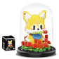 RIESEK Artificial Flower Animal Toy Building Set for mature-themed Mini Dog Plant Bonsai Tree Botanical Collection Gift for Kid Office Home Decor Building Block Birthday Gift for Girl Women Mom Friend(Roses)