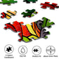 Coastal Rose Stained Glass 1000 Piece Puzzle - Hard Flower Jigsaw, 19.68 x 27.56 in, Cardboard, Hummingbird in Grass