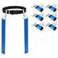 Gameday 6 Player Pop Flag Football Set-Complete w/Flags, Belts and carry Backpack (Blue)