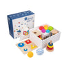 Adena Montessori Play Kit For 7-8 Months Baby,9 In 1 Learning Educational Toys For Toddler,Include Object Permanence Box,Differe
