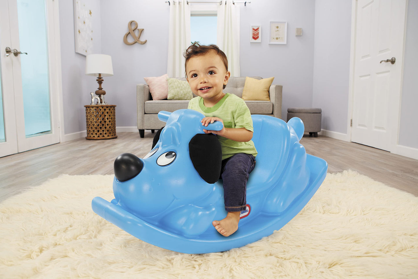 Little Tikes Rockin' Puppy- Blue, Small