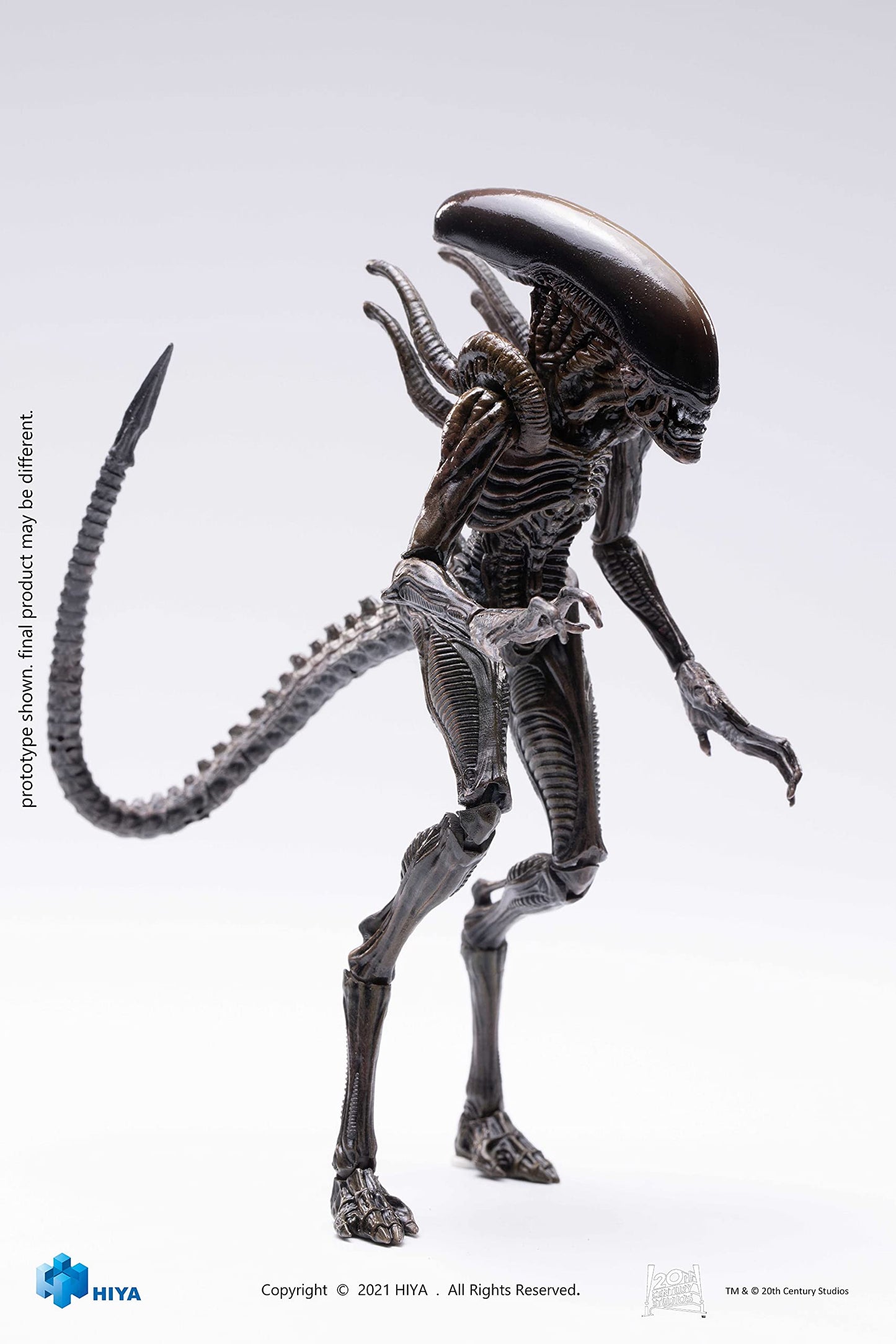 Hiya Toys Alien: Resurrection Lead Alien Warrior 1:18 Scale Action Figure, Multicolor