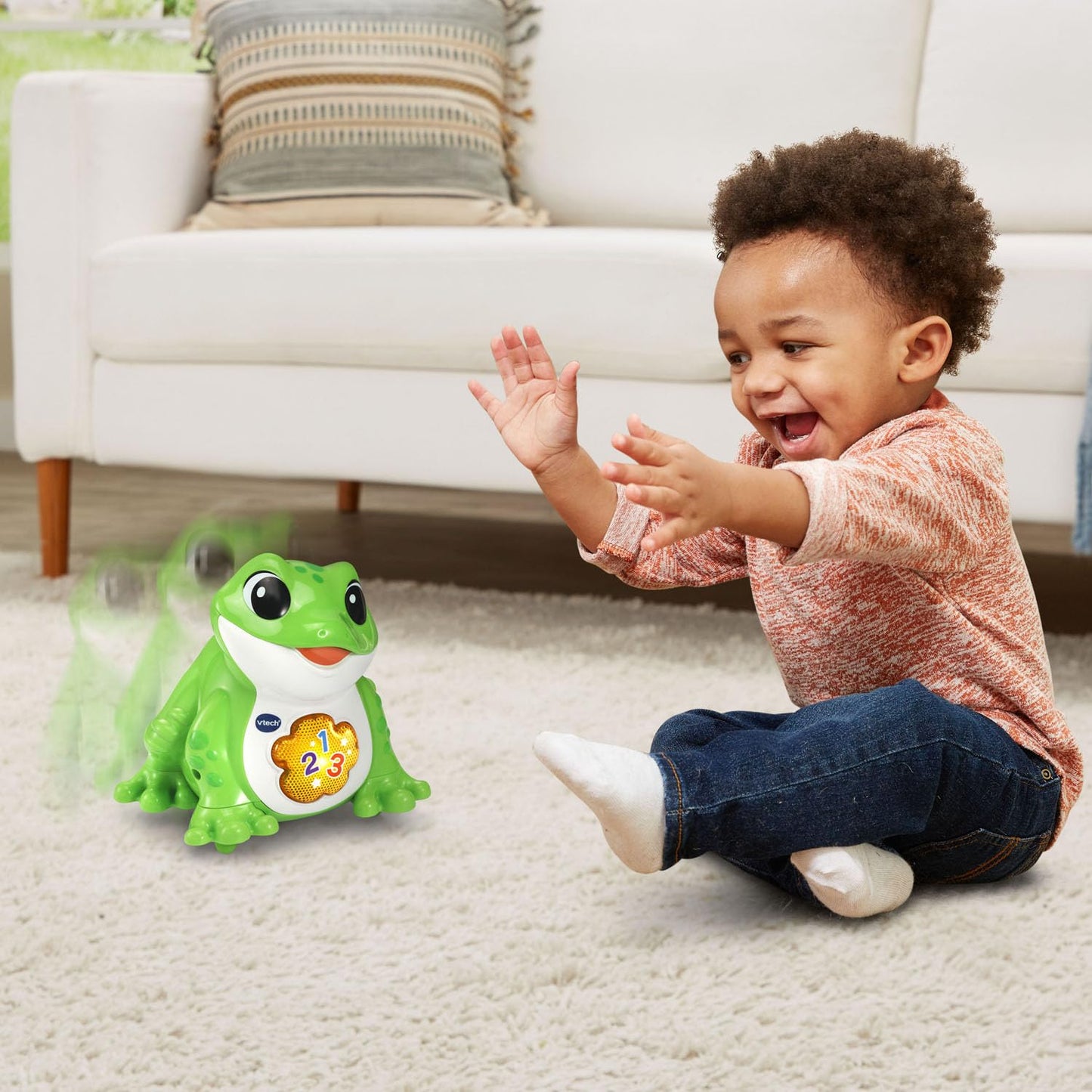 VTech Bounce and Laugh Frog Learning Toy for Toddlers