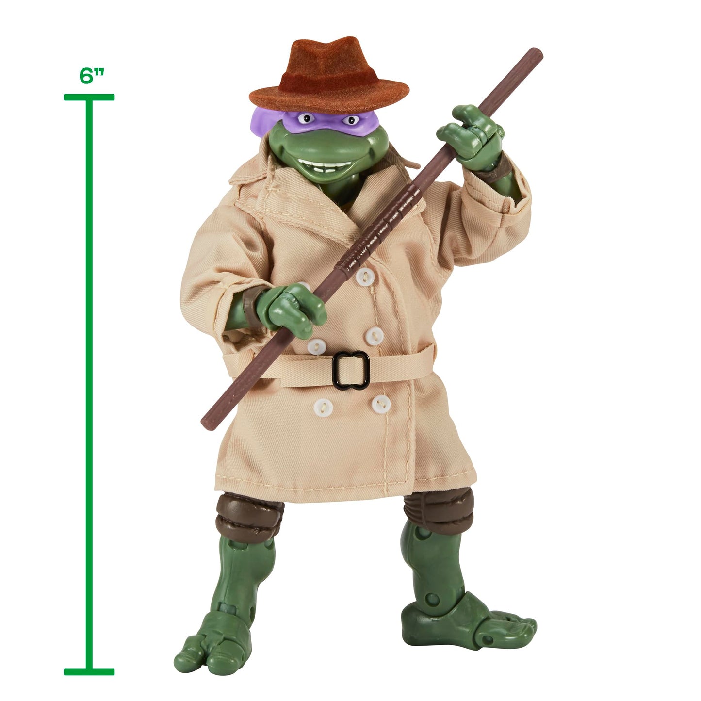 Teenage Mutant Ninja Turtles Donatello 6" Figure - Ninja Elite, Plastic, Multi-Color, Model 81165