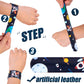 MCPINKY Slap Bracelets, 48PCS Kids Slap Wristbands with UFO Astronaut Space Stars Pattern Snap Bracelets for Valentine's Day Par