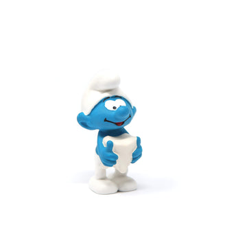 Schleich Smurfs, Collectible Retro Cartoon Toys For Boys And Girls, Smurf With Tooth Figurine, Ages 3+