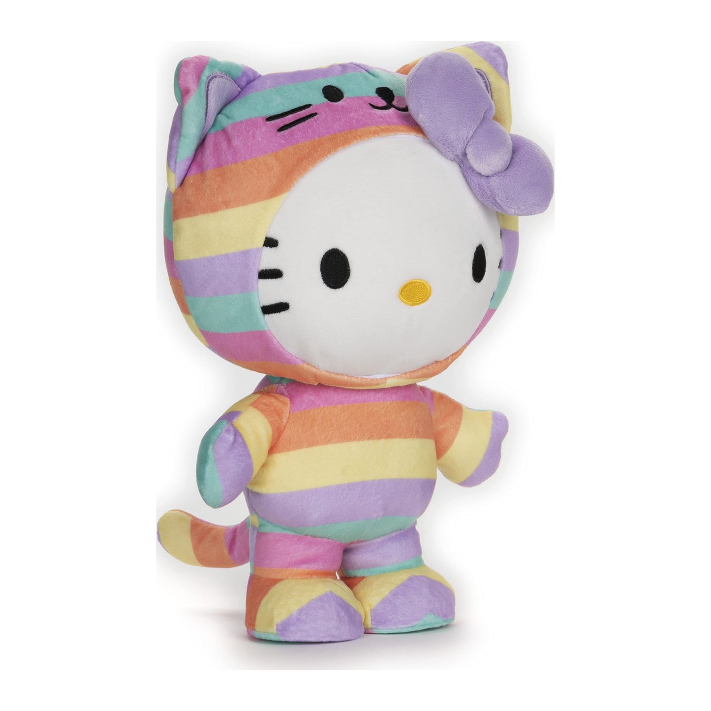 Gund Sanrio Hello Kitty Rainbow Outfit Plush, Premium Stuffed Animal For Ages 1 And Up, 9.5   , Rainbow