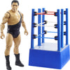 Wwe Wrestlemania Moments Andre The Giant 6 Inch Action Figure Ring Cart With Rolling Wheelscollectible Gift For Wwe Fans Ages 6 Years Old And Up