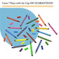 The Pencil Grip Magic Tri Stix, Non-Toxic and Washable Markers For Kids, 12 Assorted Markers, TPG-395