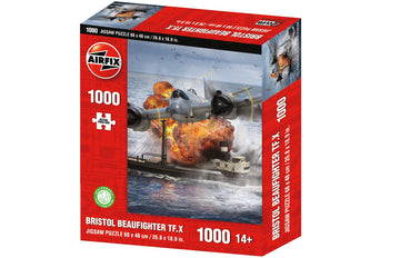 Airfix Bristol Beaufighter TF.X WWII Military Aviation 1000 Piece Jigsaw Puzzle HVCAX0009
