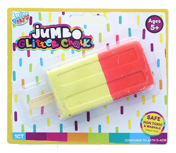 Anker Play Jumbo Shaped Glitter Sidewalk Chalk | Ice Pop