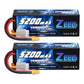 Zeee 4S Lipo Battery 5200mAh 14.8V 120C Hard Case RC Battery with XT60 Plug for RC Car Truck Vehicles RC Buggy Truggy 1/10 Scale