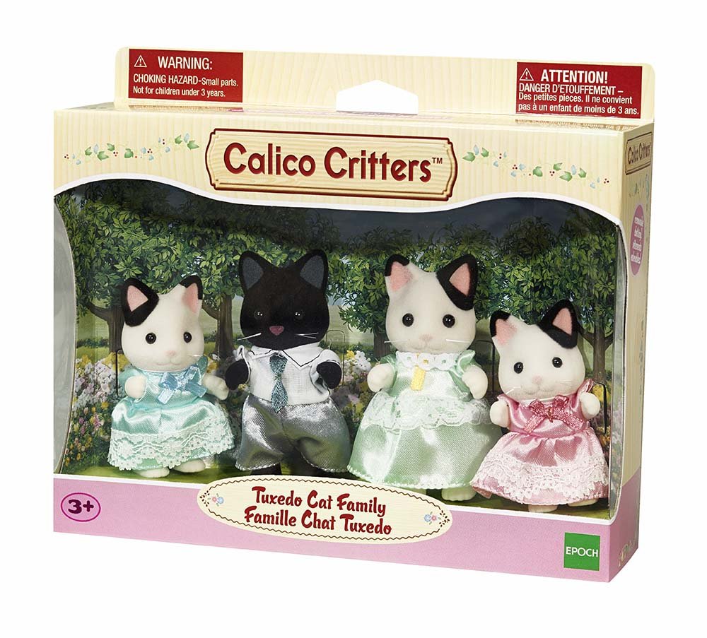 Calico Critters Tuxedo Cat Family Set