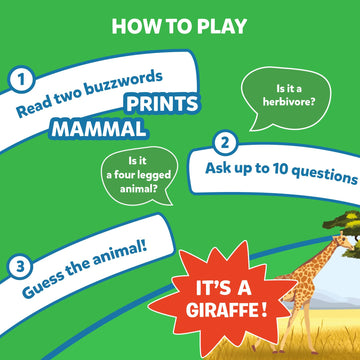 Skillmatics Card Game - Guess In 10 Animal Planet, Perfect For Boys, Girls, Kids, Teens, Adults Who Love Animals, Trivia Games, Animal Card Games, Travel Games, Gifts For Ages 6, 7, 8, 9, 10, And Up