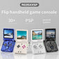 RG35XXSP FILP Retro Game Console,3.5 Inch IPS Screen 640x480,Built-in 64GB+128GB TF Card,with 3300mAh Battery Linux System Class