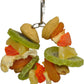 Happy Beaks Toy Deluxe Fruit Nut Ring Jr.