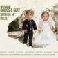 sweet dolly Doll Clothes Accesories First Communion Wedding Dress and Suit Set for American 18 inch Doll Boy and Girl