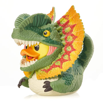 Tubbz First Edition Dilophosaurus Collectible Vinyl Rubber Duck Figure - Official Jurassic Park Merchandise - Sci-Fi Tv & Film