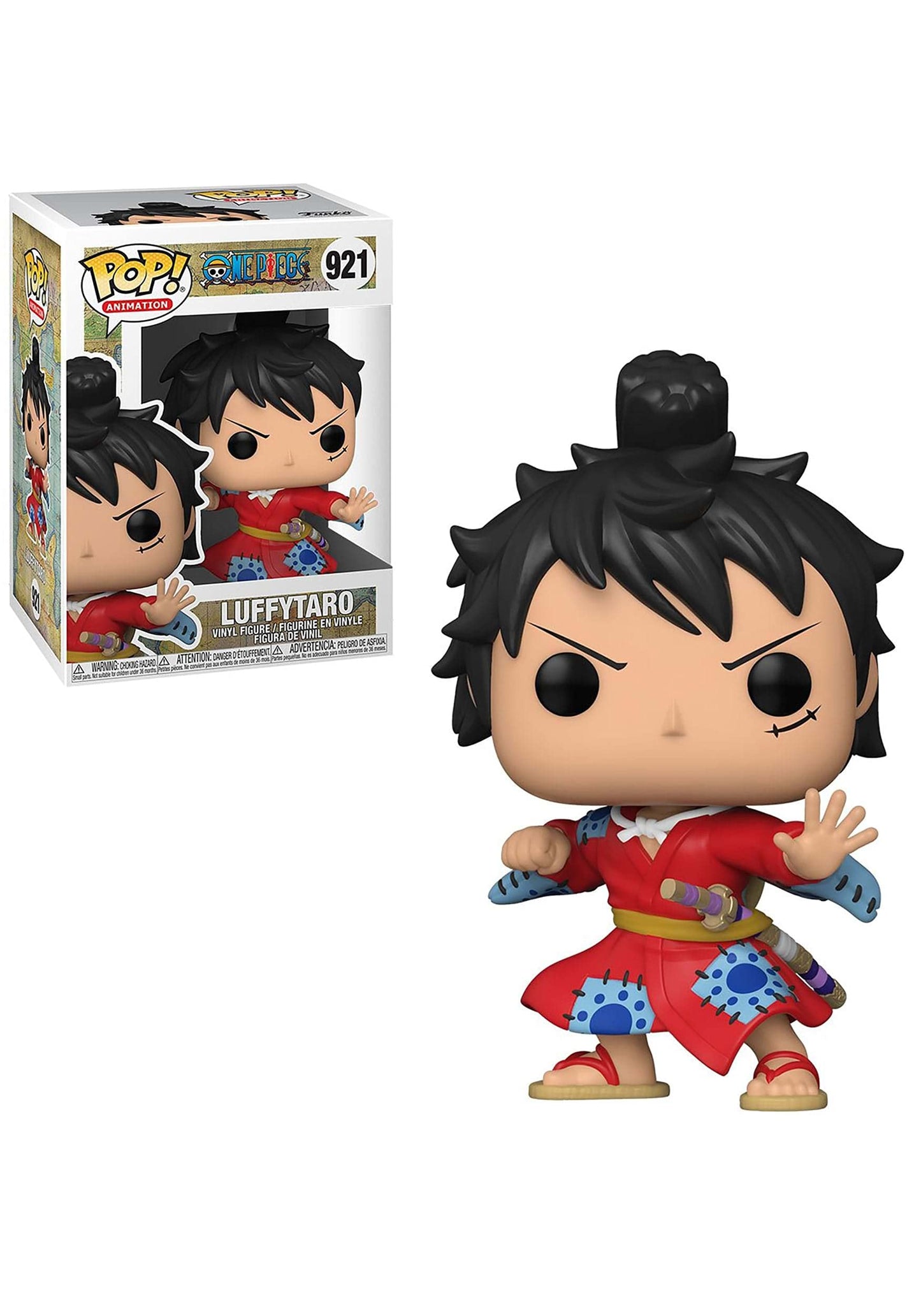 Funko Pop! Animation Luffy in Kimono, Vinyl Figure, Standard Size, Multicolor, Model 54460