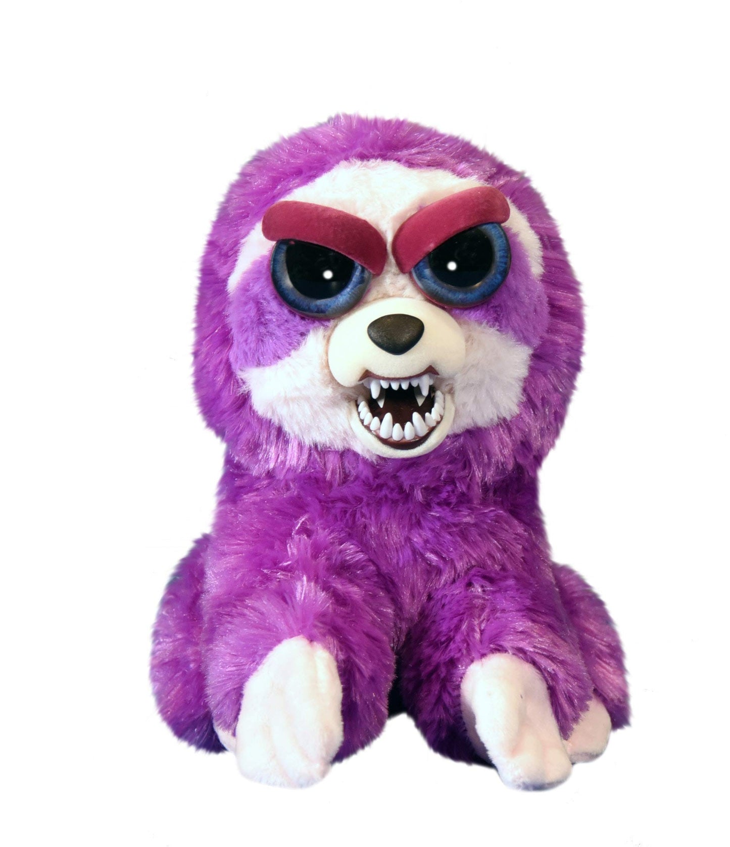 Feisty Pets Plush Purple Sloth-Lightningbolt Lucy