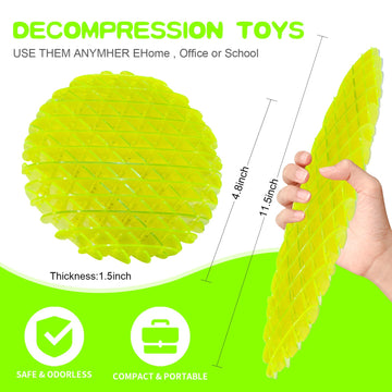 Fidget Worm Toy, Slug Fidget Toy, Sensory Slug Fidget Toy, Fidget Toys For Kids & Adults, Resistance Fidget Toys Stress Anxiety