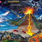 Larsen Puzzles Volcanoes 70 Piece Children'S Educational Jigsaw Puzzle