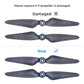 Bwine Drone Blades for Bwine F7, 4 Pcs Original Propeller, RC Drone Quadcopter - Black