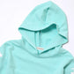 Perfashion Cropped Hoodie For Girls Sweatshirt Crop Top Plaid Long Sleeve Hoodie Mint 6T 7T
