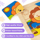 Bimi Boo 6-Sets Of Animal Themed Jigsaw Wooden Puzzles For Toddlers 1-3 - Preschooler Montessori 4-Pieces Puzzle Sets - Stem Educational Learning Wooden Toy For Babies (4 Pcs Per Set, 6 Sets)
