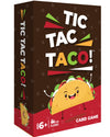 Slapburger Tic Tac Taco Card Game - Fun Indoor Family Game for 3-6 Players, Ages 6+, Cardstock, Red/Blue/Green/Yellow, 30min Playtime