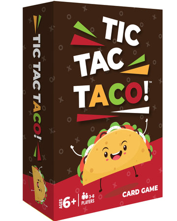 Tic Tac Taco - Family Card Game For Kids & Adults - Funny Card Games, Indoor Games For Groups, Fun Family Bonding - Easy To Play For Young Kids Ages 6+, 3-6 Players, 30Min Playtime By Donut & Lola