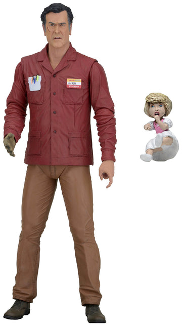 Neca Ash Vs Evil Dead Scale Series 1 Ash Value Stop Action Figure, 7''