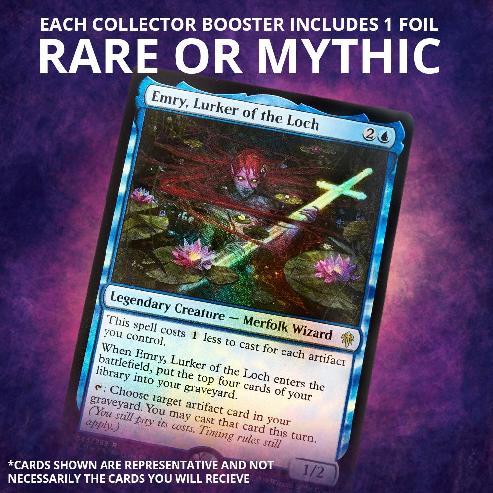 The Gathering Throne Of Eldraine Collector Booster | 15 Card Booster Pack | Special Collector Cards