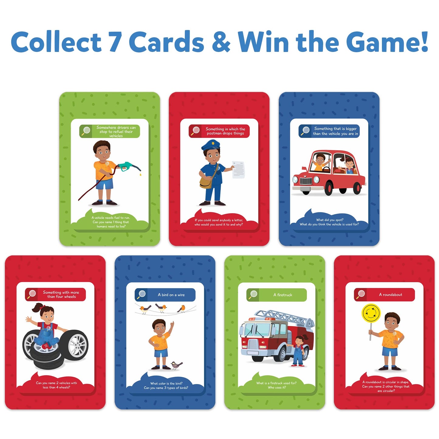 Skillmatics Card Game - Found It Travel, Scavenger Hunt For Kids, Girls, Boys, Fun Family Game, Gifts For Ages 4, 5, 6, 7, Travel Game