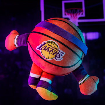 Bleacher Creatures Los Angeles Lakers 8' Kuricha Basketball Sitting Plush- Soft Chibi Inspired Plush