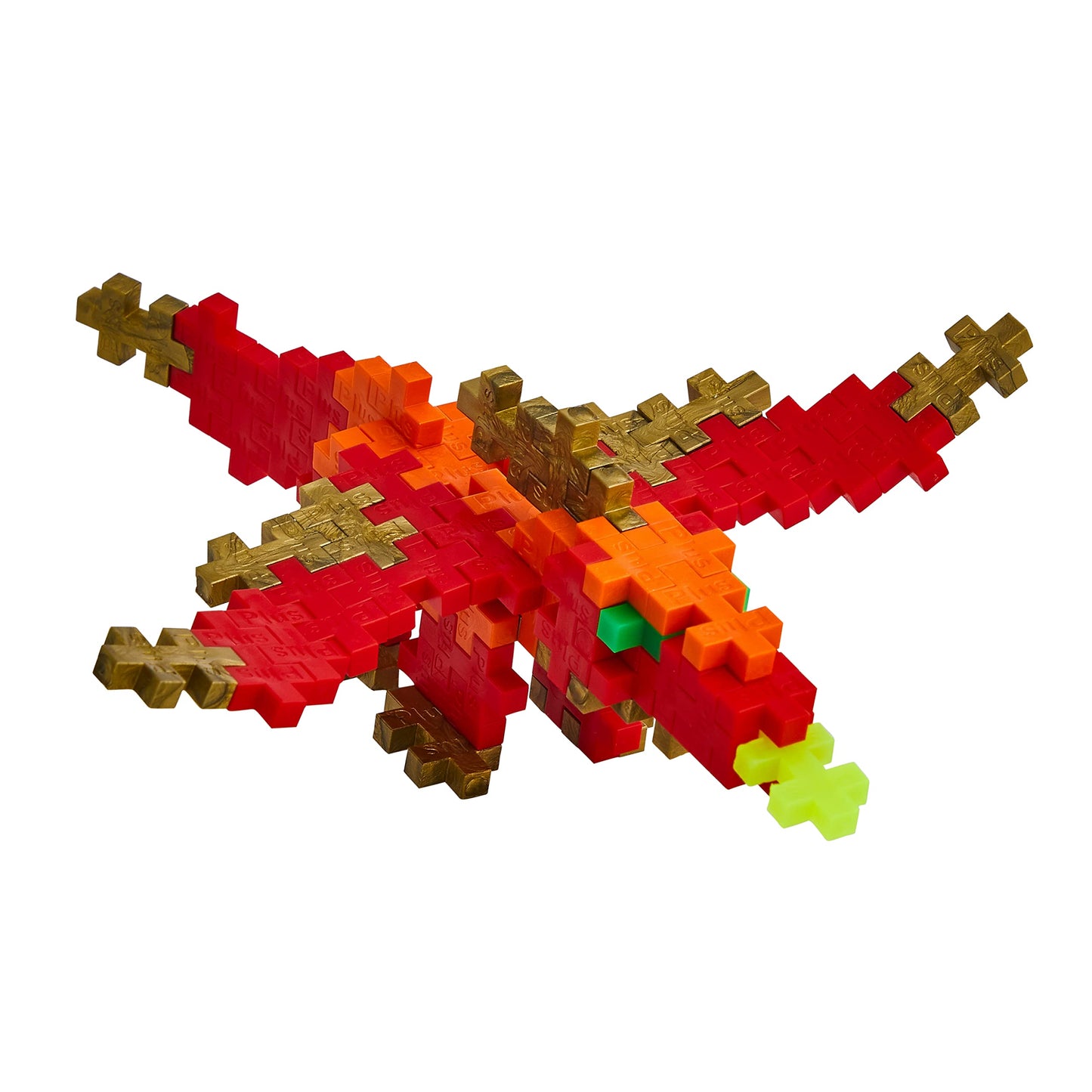 Plus Plus 3D Puzzle Cryptid Construction Building Block Set, Fun Fantasy Figures Stem Toys For Kids, 70 Interlocking Pieces - Dragon Mini Maker Tube
